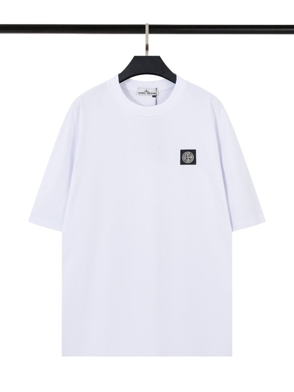Stone Island White Short Sleeve Tee